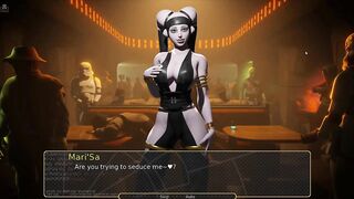 Ahsoka XXX - Fucking Lyn Me's constricted ass and grabbing Ahsoka Tano's buttocks