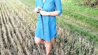 outdoor vibrator masturbation