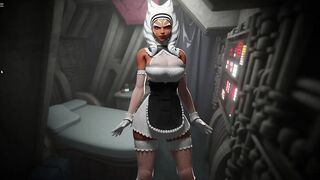 Ahsoka XXX - Ahsoka Tano's Maid suit from Star Wars