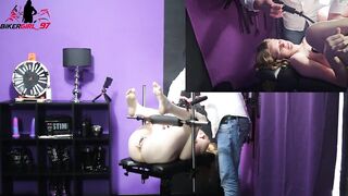 Pussy Horror on Gyn Chair!