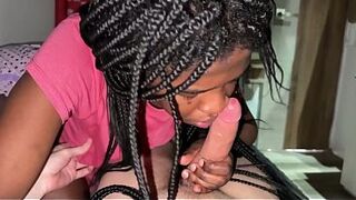 Slut Black ebony this hottie was so lustful she screwed her stepbrother
