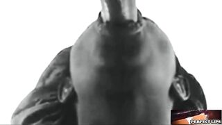 IDEAL LIPS--goes black an white with a sloppy booty MOUTH!!!