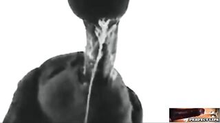 IDEAL LIPS--goes black an white with a sloppy booty MOUTH!!!