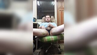 Russian gay guy masturbates his schlong!