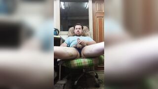 Russian gay guy masturbates his schlong!