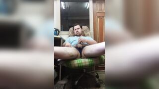 Russian gay guy masturbates his schlong!