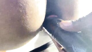 I bust my step sister's ass on her birthday and put my cum on the cake