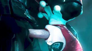 Harley Quinn Sucks and Fucks Batman