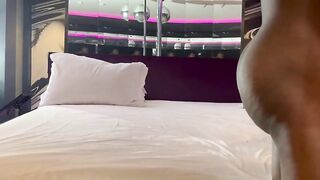 Leaving a white beauty with her ass completely wrecked, this sweetheart endured the black dude's thick jock mercilessly in her little asshole.