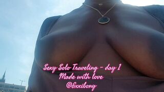 #SST DAY 1 - TITTIES AND NIPPLE PLAY IN PUBLIC ! HOW DO YOU LIKE IT ?