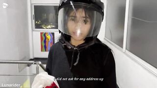 A delivery beauty goes to the wrong address and ends up getting fucked by the wrong customer
