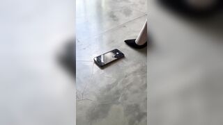 YOU going to film me bending over?