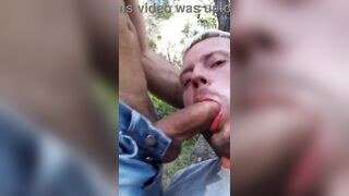Homosexual Cruising Outdoors Oral-job-job for Huge knob