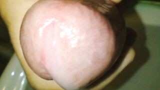Close up weenie and ejaculation for you with slow motion