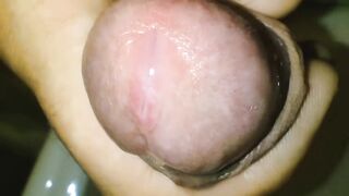 Close up weenie and ejaculation for you with slow motion