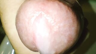 Close up weenie and ejaculation for you with slow motion