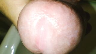 Close up weenie and ejaculation for you with slow motion