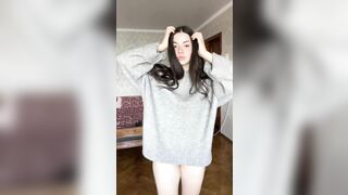 What if I took this sweater off for you right now? ?