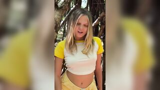 frolicking in the pond and fucking myself in a teepee until I cum so hard