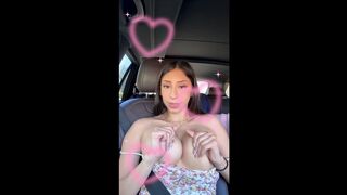 Lascivious Sona Bella Flashes Her Tits In PUBLIC!! (PRIV SNAP NUDE!)