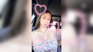 Lascivious Sona Bella Flashes Her Tits In PUBLIC!! (PRIV SNAP NUDE!)