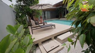 Tiny Redhead Gets Screwed Hard by Pool Cleaner