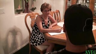 Curvy Neglected Step-Mommy Needs Her Step-Sons Attentions