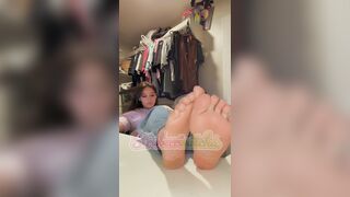YOU’re so pathetic, imagine getting hard for my feet