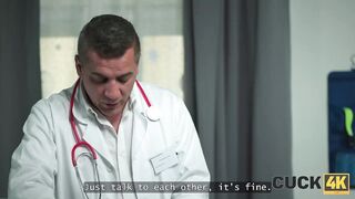 CUCK4K. Wife cheating makes her vagina so moist