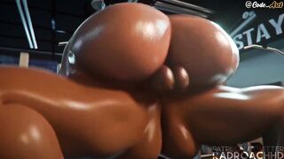 Mei gets rough sex and creamy cream (Overwatch) [Spanish subtitle]