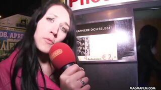 MAGMA FILM German floozy blowing a Stranger in a Photo booth