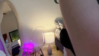 I’m riding your cock like I’m crazy. Let’s make me cum and squirt.