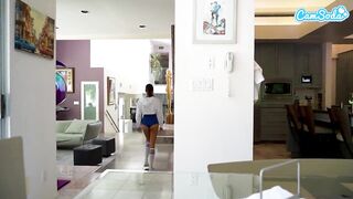 Stepsister Caught Masturbating in VR Goggles Thinks It’s Her Boyfriend - Gets Rough Banged & Cum on Big Tits
