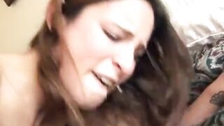 Anal Bang Skinny Teen Amber Rayne with Black Dick