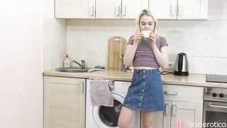 Maya Stone Loves to Get Bare and Rub Her Pussy for Us