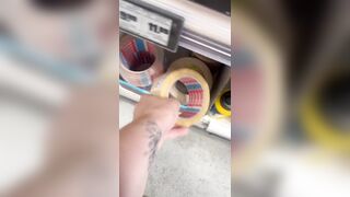 Public Disgrace: BDSM Session with Tools from Hardware Store