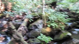 Enjoying a Worthwhile-looking Spot in the Mountains