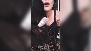 Tied for My Boots: Headmistress Has YOU in Steel Handcuffs While This honey Smokes and Teases YOU