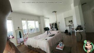 Big Booty Golden-haired Deepthroat Doggy style - POV