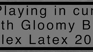 Playing in Cum with Gloomy Honey, Full - Alex Latex