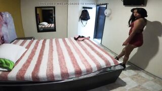 Long Hair Petite Tits Girl In Heels Crawling On all Four in Hotel Daybed To Show The Nipple Play with Her Cute Petite Breasts - Jhodez1
