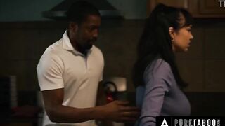 MILF & Hubby Fight Ghost With Rough Sex