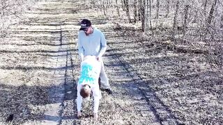 Screwed Outside Whilst a Drone Watched Us