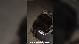 This honey Makes Me Her Pup on a Leash in Berlin