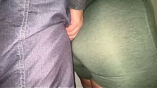 She Accidentally Grabs a Stranger's Knob Whilst Expecting in Line