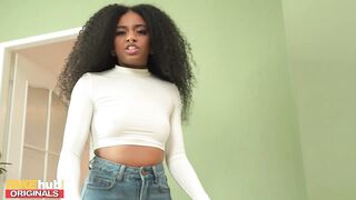 She's so HAWT when she's ANGRY! Ebony pity bangs her useless housemate