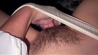 Look how soaked it's getting between my legs. Female POV.