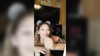 Sloppy Deepthroating Makes MILF Teats Hard and Snatch Wet