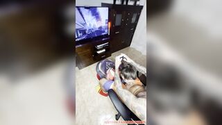 GAMING Couple? I Suck His CHUBBY SCHLONG While He Plays PS5?