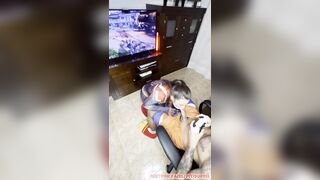 GAMING Couple? I Suck His CHUBBY SCHLONG While He Plays PS5?